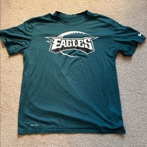 Nike Men's Green Eagles Dri-Fit Short Sleeve Tee